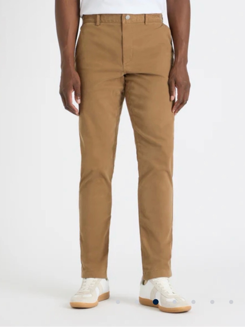 Spoke Men's Slim Chino Pants in Camel Build C Waist 40 Classic Heroes
